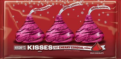 Hersheys Milk Chocolate Cherry Cordial Kisses 10oz Bag Uk Grocery