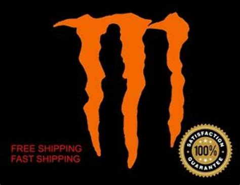 Download High Quality Monster Logo Orange Transparent Png