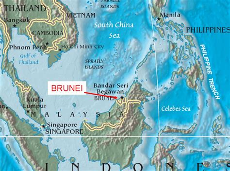 Gambar Peta Besar Peta Brunei Darusalam Besar Vrogue Co