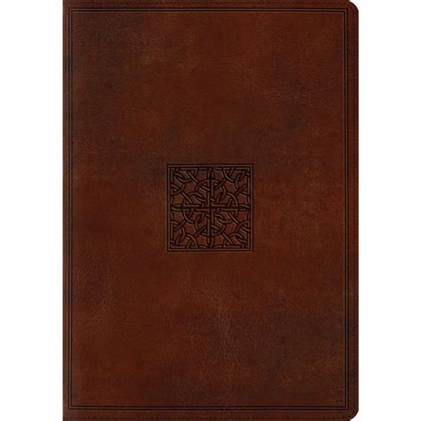 Esv Study Bible Trutone Walnut Celtic Imprint Design