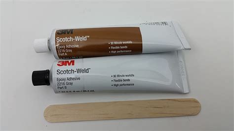 3m Scotch Weld 2216 Epoxy Adhesive 2 Oz Tube Kit Gray