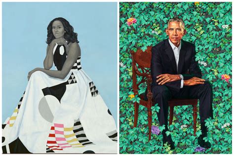 Barack And Michelle Obama Official White House Portraits Unveiled