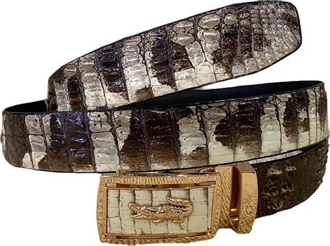 genuine original real alligator crocodile leather belt mens width 3 8cm t for him