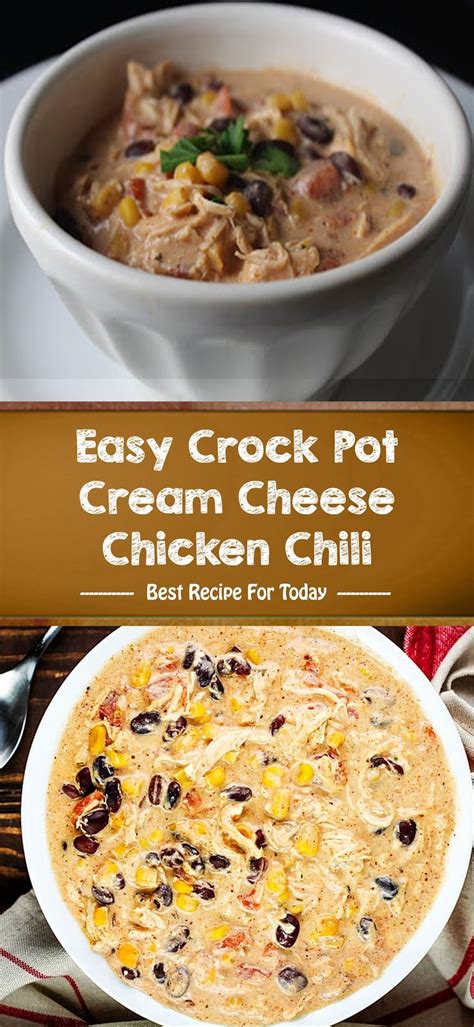 Fresh parmesan cheese to top it off with. Easy Crock Pot Cream Cheese Chicken Chili