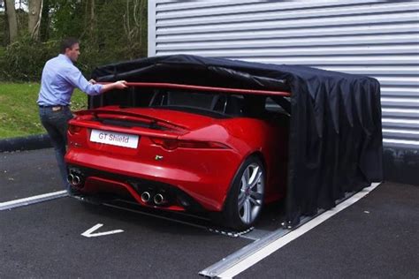 Retractable Car Cover Goes On Sale For Your Prized Motor But It Doesn