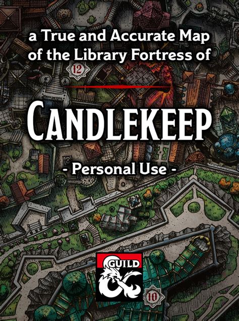 Candlekeep Map Personal Use Dungeon Masters Guild Storytellers Vault