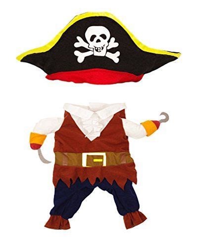 Dog Costumes Topsung Cool Caribbean Pirate Pet Halloween Costume For