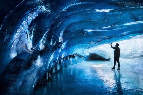 Crystal Ice Cave Athabasca Glacier Jasper National Park Scenic