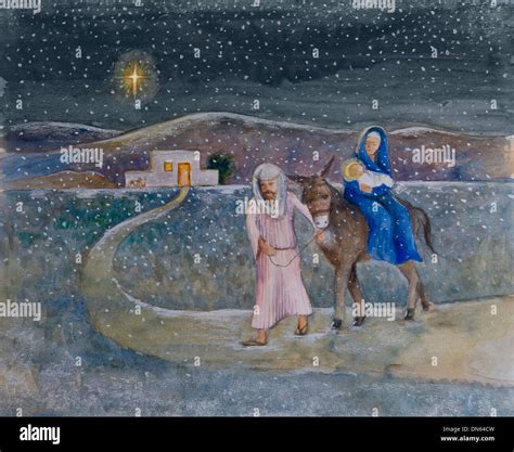 Mary Joseph Jesus And Donkey Hi Res Stock Photography And Images Alamy