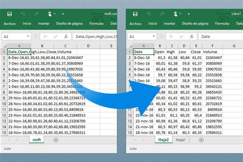 Cómo Pasar O Convertir Un Archivo En Formato Csv A Excel Mira Se Una