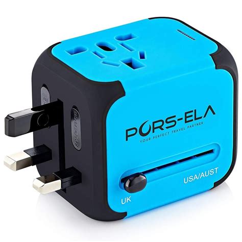 International Travel Adapter Power Adapter w/ 2.4A Dual ...