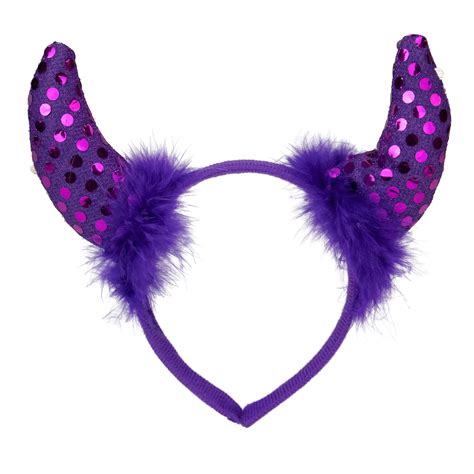 Northlight 8 Purple Devil Halloween Headband Costume Accessory