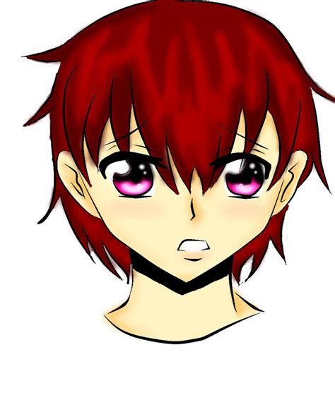 Red Head Anime Boy By Melly0119 On Deviantart