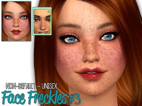 Face Freckles 3 By Senpaisimmer At Tsr Sims 4 Updates