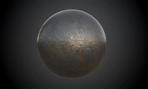 Artstation Metal Rusted Painted Decay Steel Seamless Pbr Texture