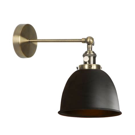 Metal Domed Wall Mounted Lamp Industrial Style 1 Head Living Room