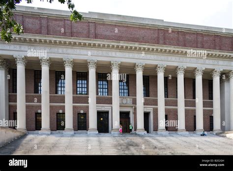Widener Library Harvard University Cambridge Massachusetts Usa