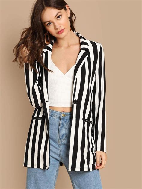 blazers blazers in 2020 striped blazer striped jacket blazer fashion