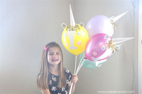 Diy Unicorn Party Balloons Make It And Love It Unicorn Party Balloons