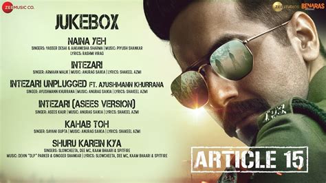 There was a time when movie posters were considered true works of art that not only generated interest for the film but also crafted stunning imagery. Article 15 - Full Movie Audio Jukebox | Ayushmann Khurrana ...