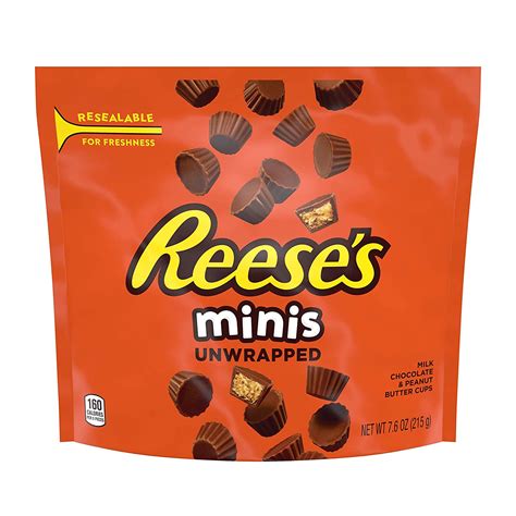 Reeses Reeses Peanut Butter Cup Minis 1 Stück 215 G Amazonde