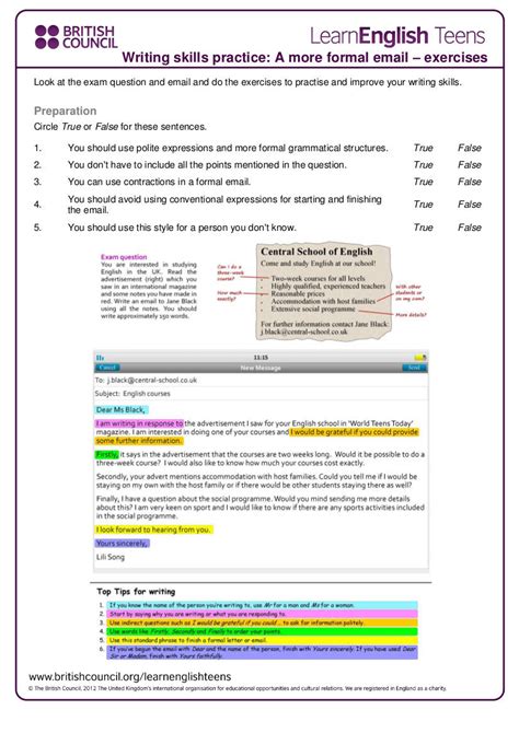 email writing format samples  examples