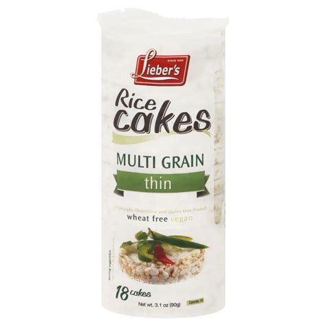 Liebers Kosher Multi Grain Thin Rice Cakes Shop Rice Cakes At H E B