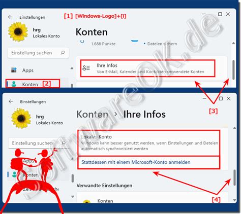 In Windows Microsoft Konto Zu Lokaler Benutzer Und Zur Ck