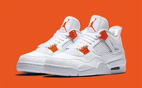 Official Looks Air Jordan 4 Orange Metallic House Of Heat