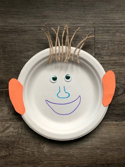 Paper Plate Face Craft For Kids Thats Easy To Make