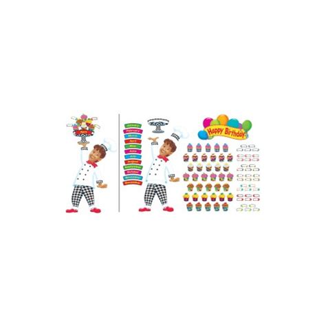 Trend Happy Birthday Bake Shop Bulletin Board Set Tep8350