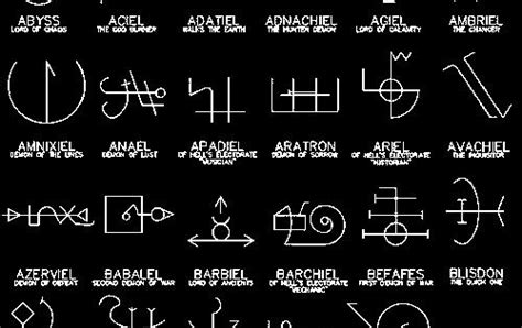 Witchcraft Sigils And Meanings The Designing Of Sigils Is A Noble And