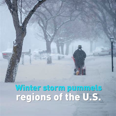 Winter Storm Pummels Regions Of The Us Cgtn