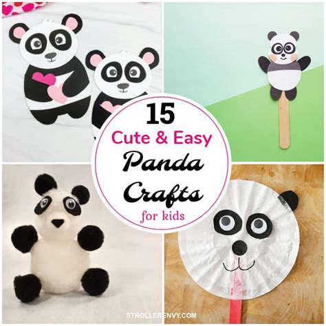 15 Cute And Easy Panda Crafts For Kids They Are Sure To Love