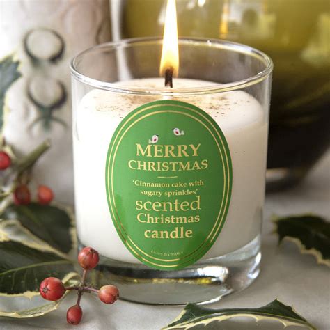Scented Christmas Candle By Kisses And Creations Notonthehighstreet Com