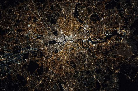Awesome New Nasa Picture Shows London As Seen From Space At Night