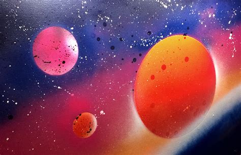 Space Spray Paint Art On Behance