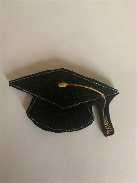 Fieltro De Sombrero De Graduación De Gran Tamaño Graduación Etsy