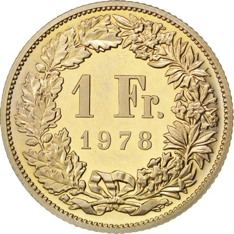 One Franc 1978 Coin From Switzerland Online Coin Club