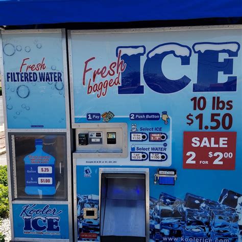 Kooler Ice And Water Vending Machine Ice Supplier In Las Vegas