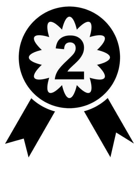 Second Place Ribbon Transparent Png All
