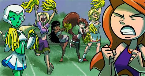 Cartoon Comic Cheerleaders By Tran Of On Deviantart