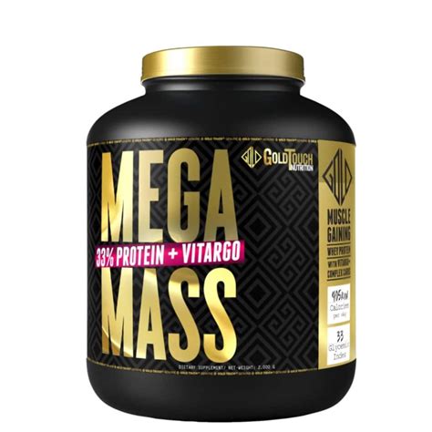 Goldtouch Nutrition Mega Mass Πρωτεΐνη 2kg Fitness Store