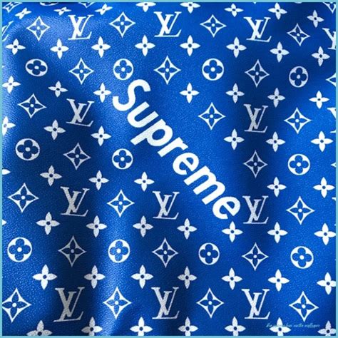 Choose from hundreds of free blue wallpapers. Attending Blue Supreme Louis Vuitton Wallpaper Can Be A