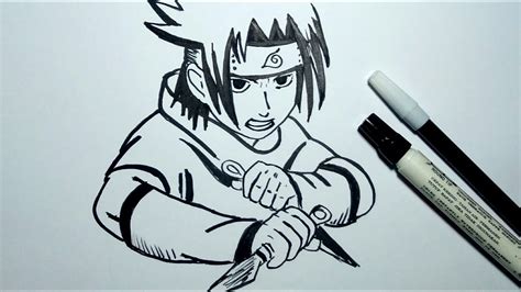 Cara Menggambar Sasuke Paling Keren Cara Menggambar Sasuke