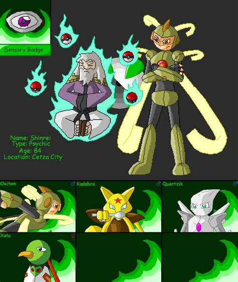 guardian of the temple gym gym leader 3 shinrei by supersonicgx on deviantart