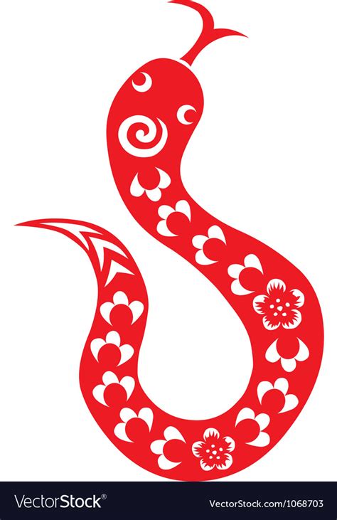 Chinese New Year Snake Royalty Free Vector Image