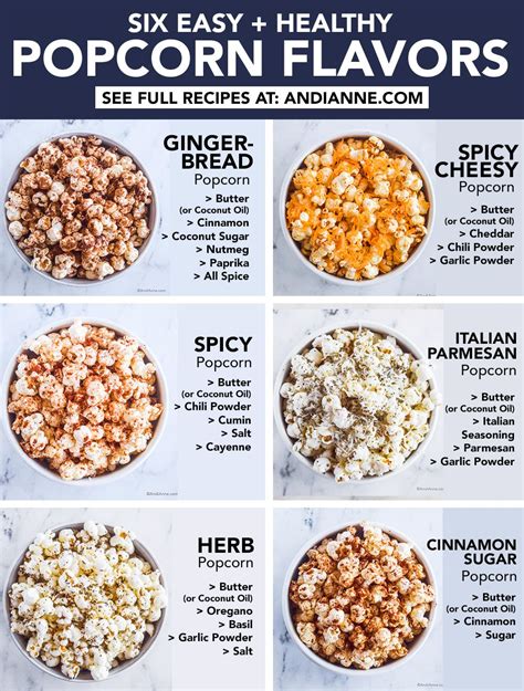 6 Popcorn Seasoning Recipes To Make At Home Popcorn Recipes Sweet