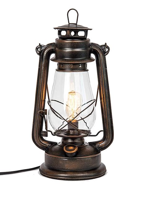Amazonsmile Dimmable Electric Lantern Lamp With Edison Bulb Included