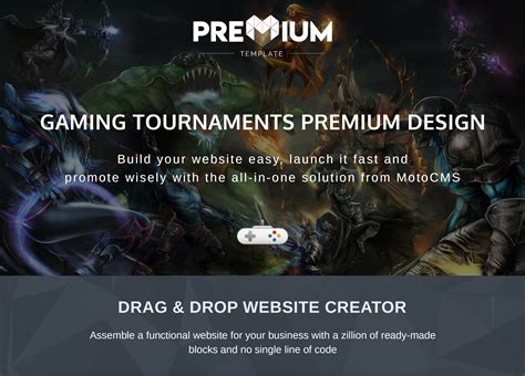 Esports Website Template For Gaming Tournaments Motocms